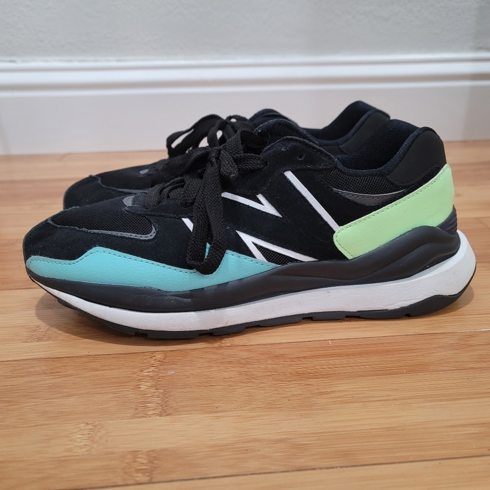 New Balance 57-40 Casual Sneaker Shoes M5740RRA Black Spring Glow Men's Size 10